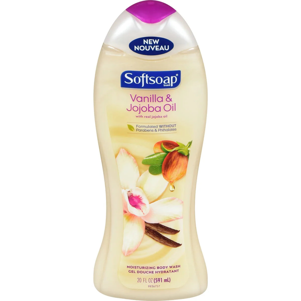 Moisturizing Body Wash, Vanilla & Jojoba Oil, 591 ml