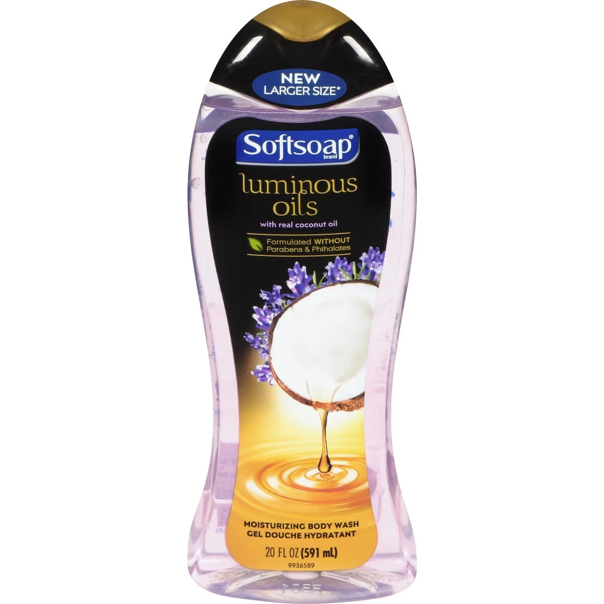 Gel Douche Hydratant, Luminous Oils Coconut Oil & Lavender, 591 mL