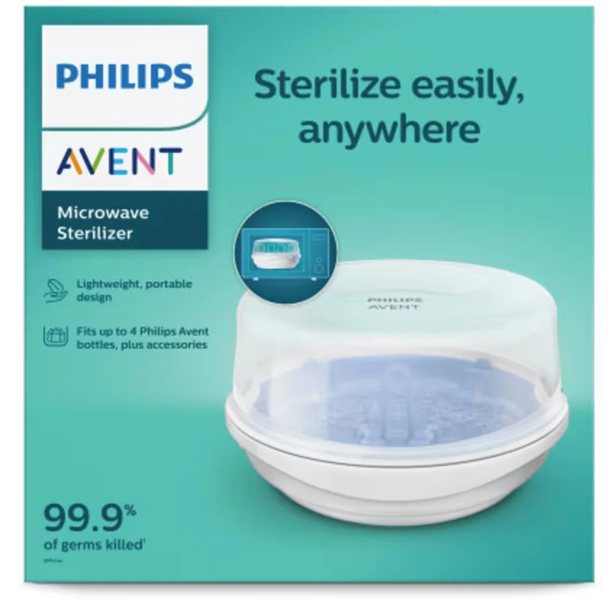 Stérilisateur à vapeur rapide pour micro-ondes Philips, SCF281/05