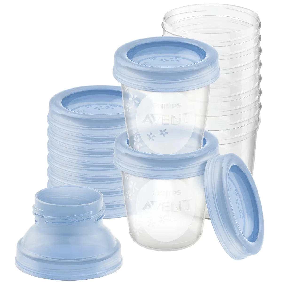 Pots de conservation du lait maternel, 10 unités, 6 oz/180 ml