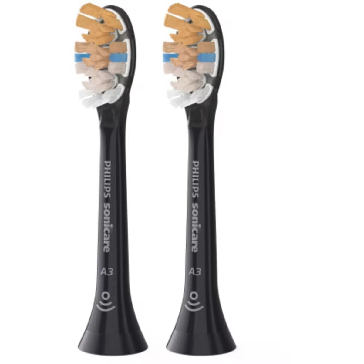 Têtes de rechange pour la brosse à dents Philips Sonicare Premium All-in-One (A3), HX9092/95, reconnaissance intelligente, noires, paquet de 2