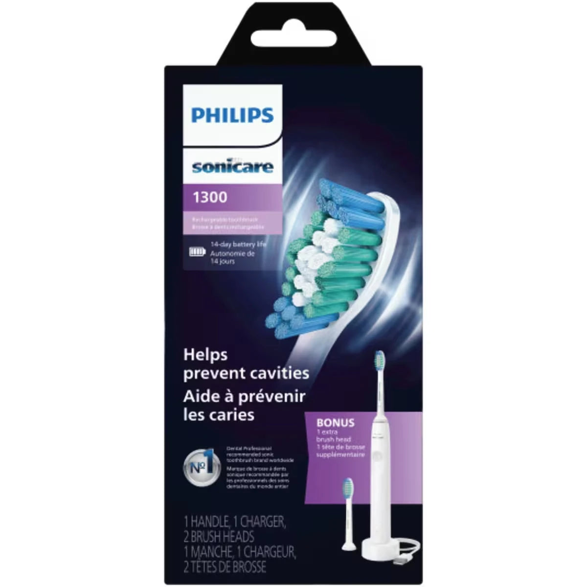 Brosse à dents électrique Philips Sonicare 1300, HX3642/02