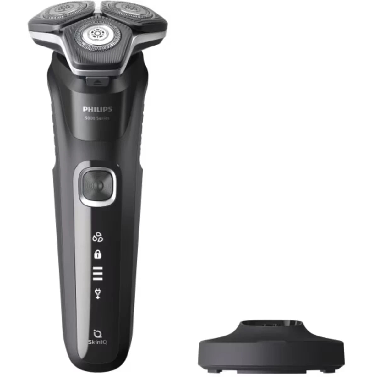 Rasoir Philips de série 5000 utilisable sur peau sèche ou humide avec base de recharge, S5898/25