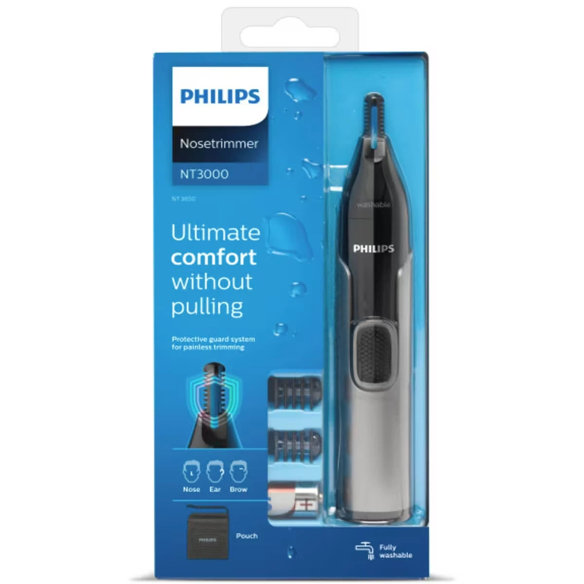 Taille-poils pour le nez série 3000 de Philips, NT3650/26