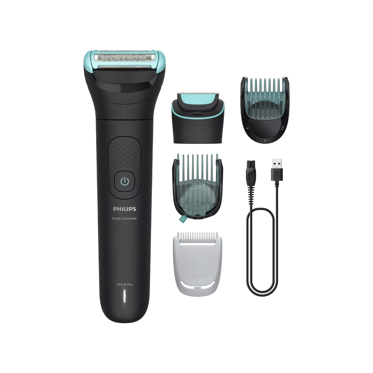 Body Groomer 5000 Series Avec Un Système De Rasage Et De Coupe À Double Tête, Bg5490/28