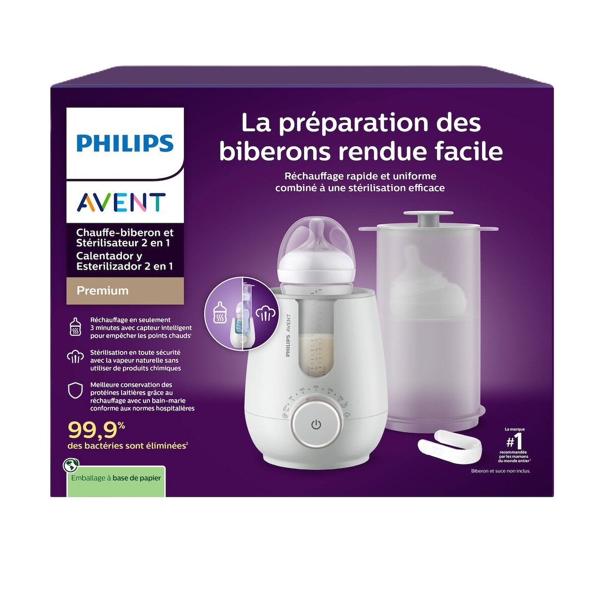 Chauffe-biberon Rapide Avent