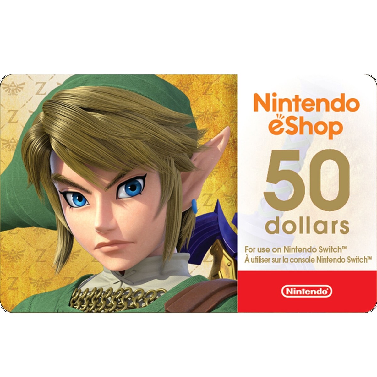 Cartes-cadeaux numériques E-Shop espèces