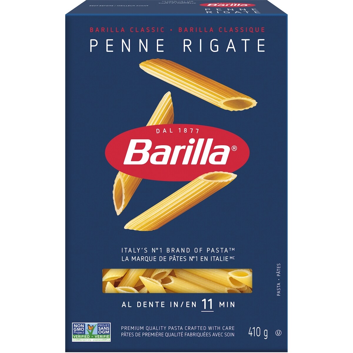 Pâtes penne rigate n° 72