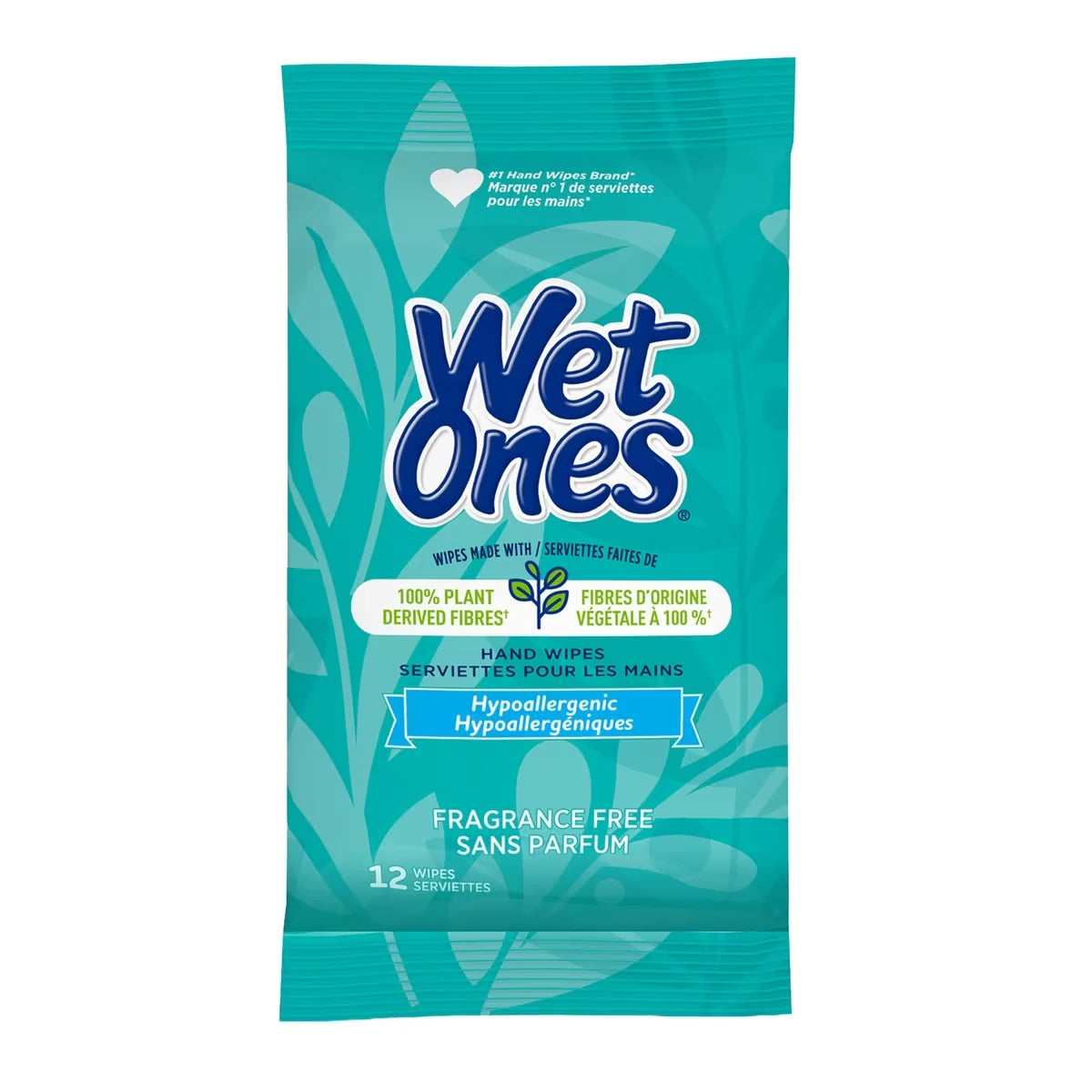 Serviettes biodégradables pour les mains Wet Ones