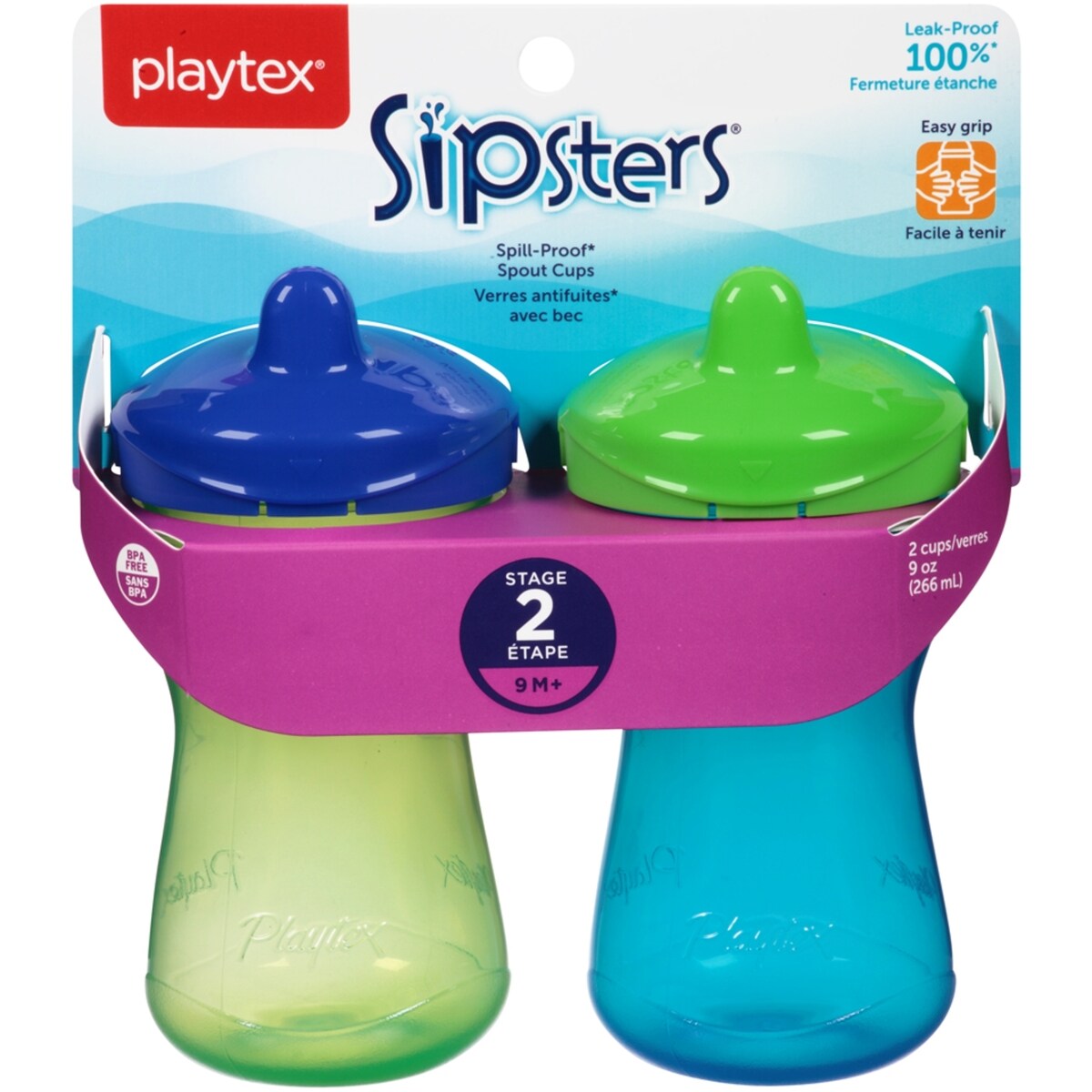 Sipsters Stage 2 Gobelets à bec anti-fuite, anti-rupture