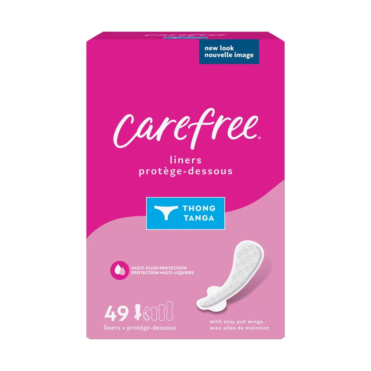 Emballage de 49 protège-dessous pour tanga en sachets pratiques