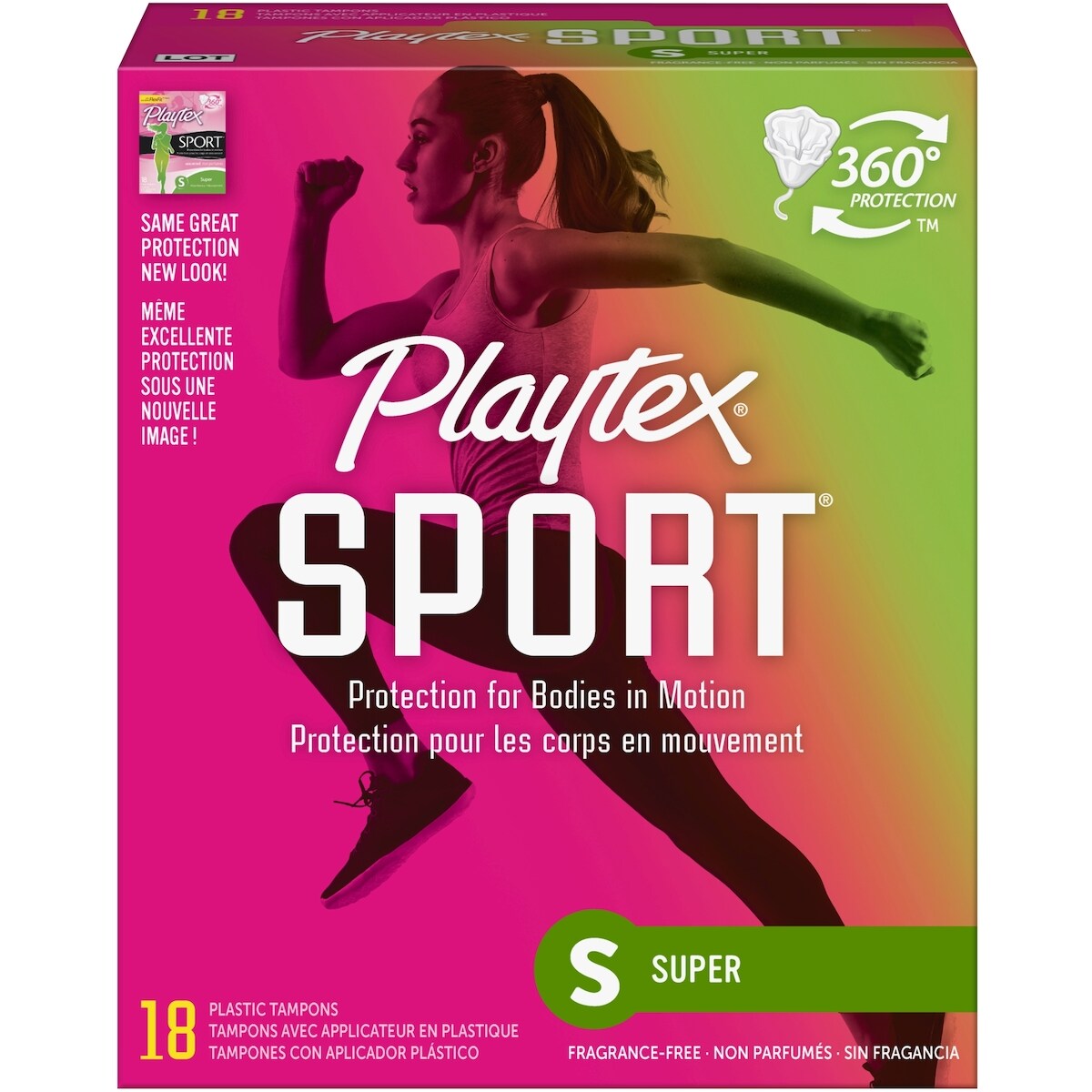 Tampons non parfumés pour athlètes Sport de à absorptivité super