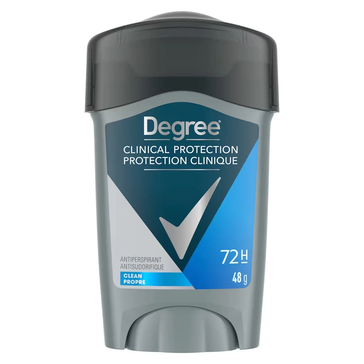 Bâton Antisudorifique pour contrôler la transpiration Men Clinical+ Propre protection antibactérienne contre les odeurs 48 g
