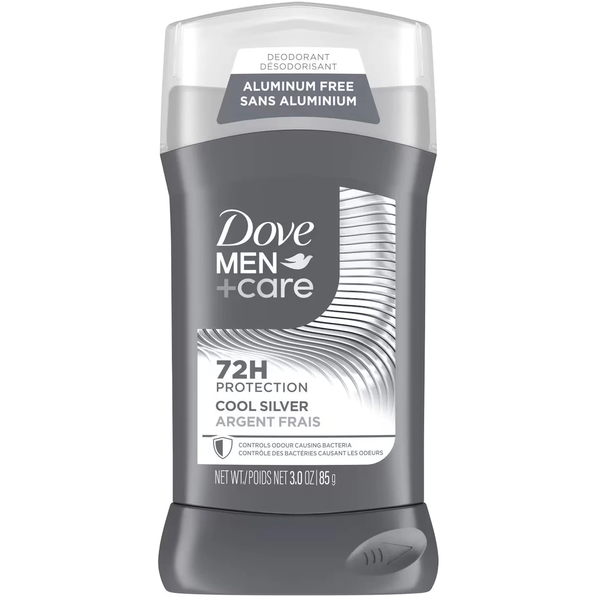 Stick déodorisant Men+Care Frais Argent protection antibactérienne contre les odeurs 85 GR