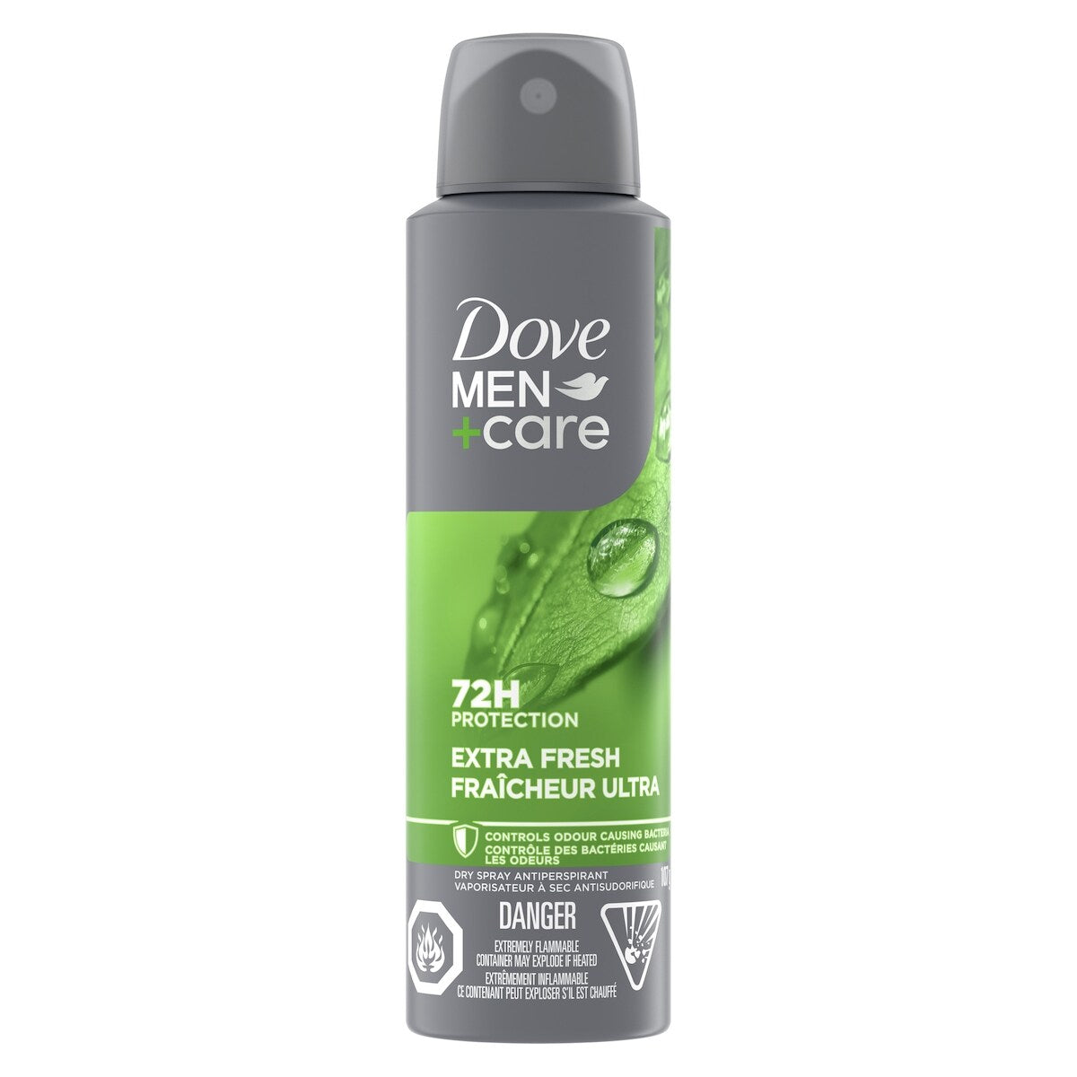 Antisudorifique en vaporisateur sec pour lutter contre la sueur et les odeurs Men+Care Fraîcheur ultra protection antibactérienne contre les odeurs 107 g