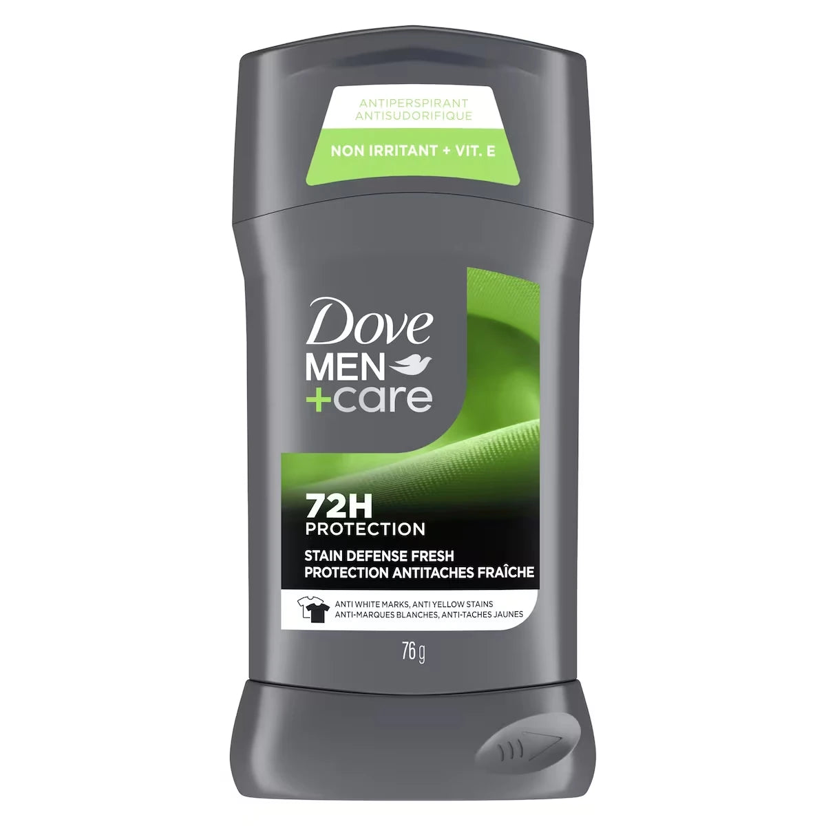 Baton Antisudorifique Men+Care Stain Defense Fresh protection antibactérienne contre les odeurs 76 GR