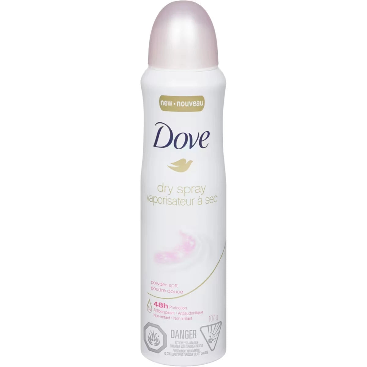Soin Avancé Antisudorifique en Vaporisateur à Sec désodorisant pour femme parfum de poudre douce avec technologie pro-céramides pour une peau douce et résistante