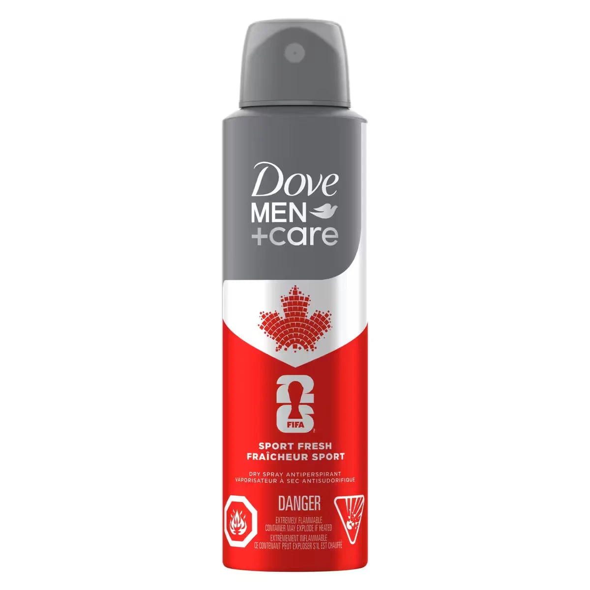 Antisudorifique en vaporisateur à sec Men+Care SPORTCARE ACTIVE+FRESH protection antibactérienne contre les odeurs 107 GR