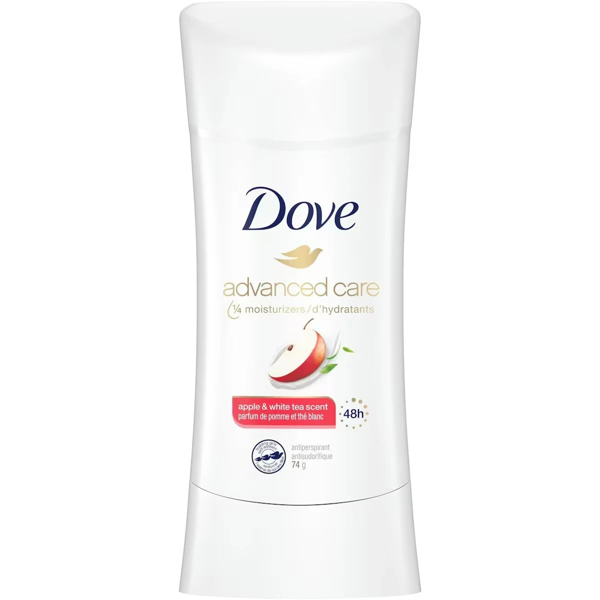 Antisudorifique en bâton au parfum de pomme et thé blanc protection antibactérienne contre les odeurs 74 g