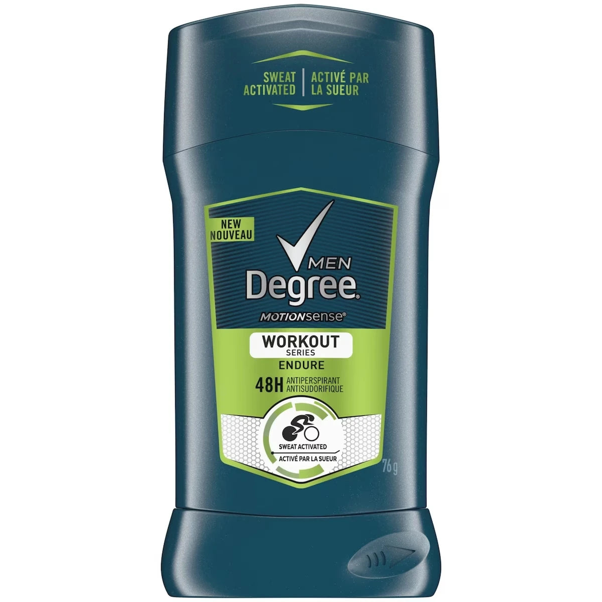 Antisudorifique en bâton pour une protection de 48 h contre les odeurs Men Workout Endure protection antibactérienne contre les odeurs 76 g