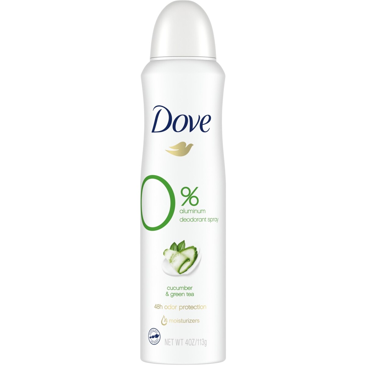 0% Aluminium Désodorisant en vaporisateur pour 48 h de protection Concombre et Thé Vert sans aluminium 113 g