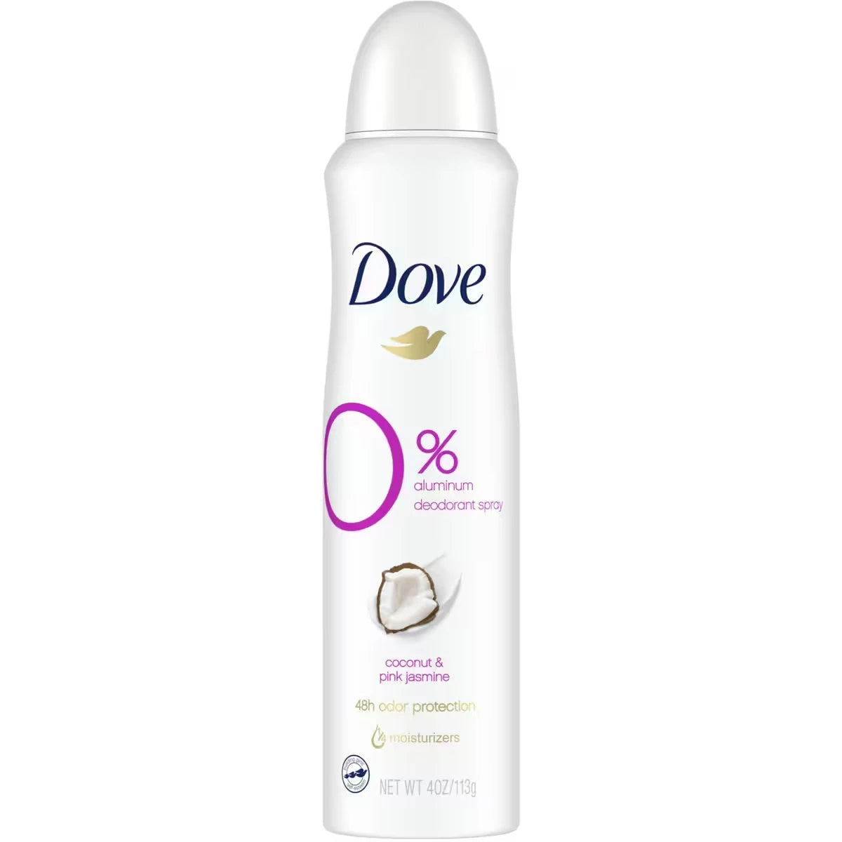 0% Aluminium Désodorisant en vaporisateur pour 48 h de protection Noix de Coco et Jasmin sans aluminium 113 g