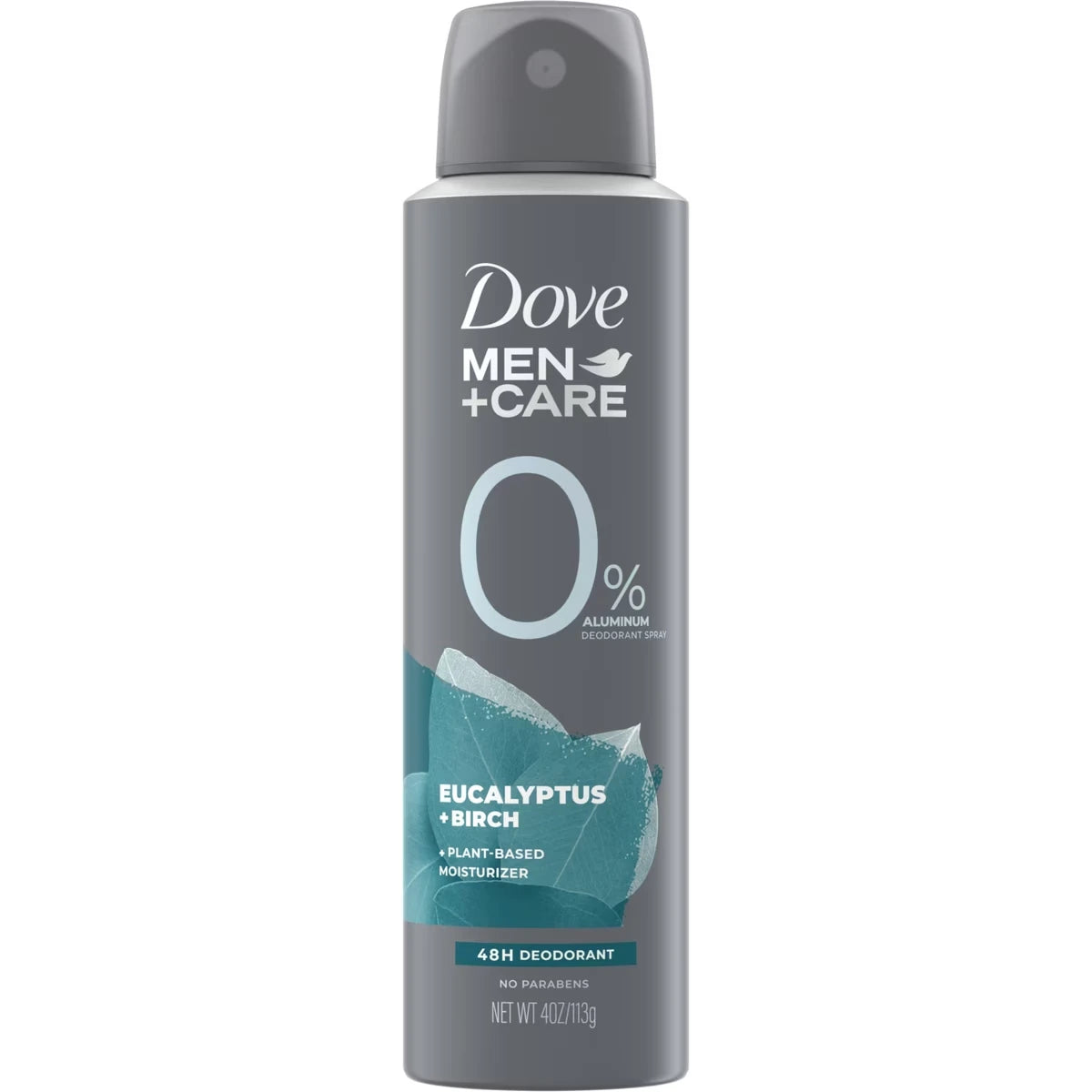 Désodorisant en vaporisateur sans aluminium pour hommes Men+Care  Eucalyptus + Birch hydratant à base de plantes 113 g