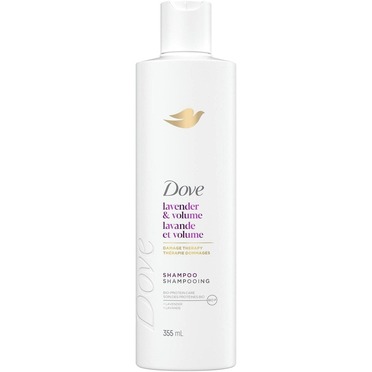 Shampooing pour Cheveux Fins et Plats, Lavande & Volume  avec Soin Bio-Protéine Liquide, 355 ML
