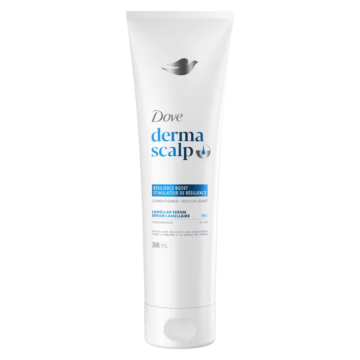 Revitalisant pour renforcer la résilience – Boost de résilience, Derma Scalp Antipelliculaire avec des actifs de soins cliniquement éprouvés, 266 ML