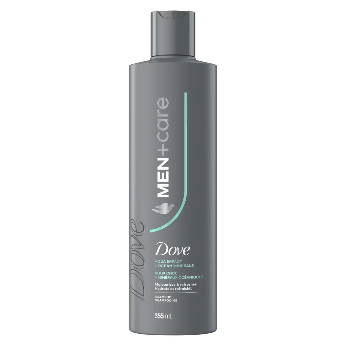 Shampooing avec Minéraux Marins, Men+Care Aqua Impact  Hydrate et Nourrit les Cheveux, 355mL