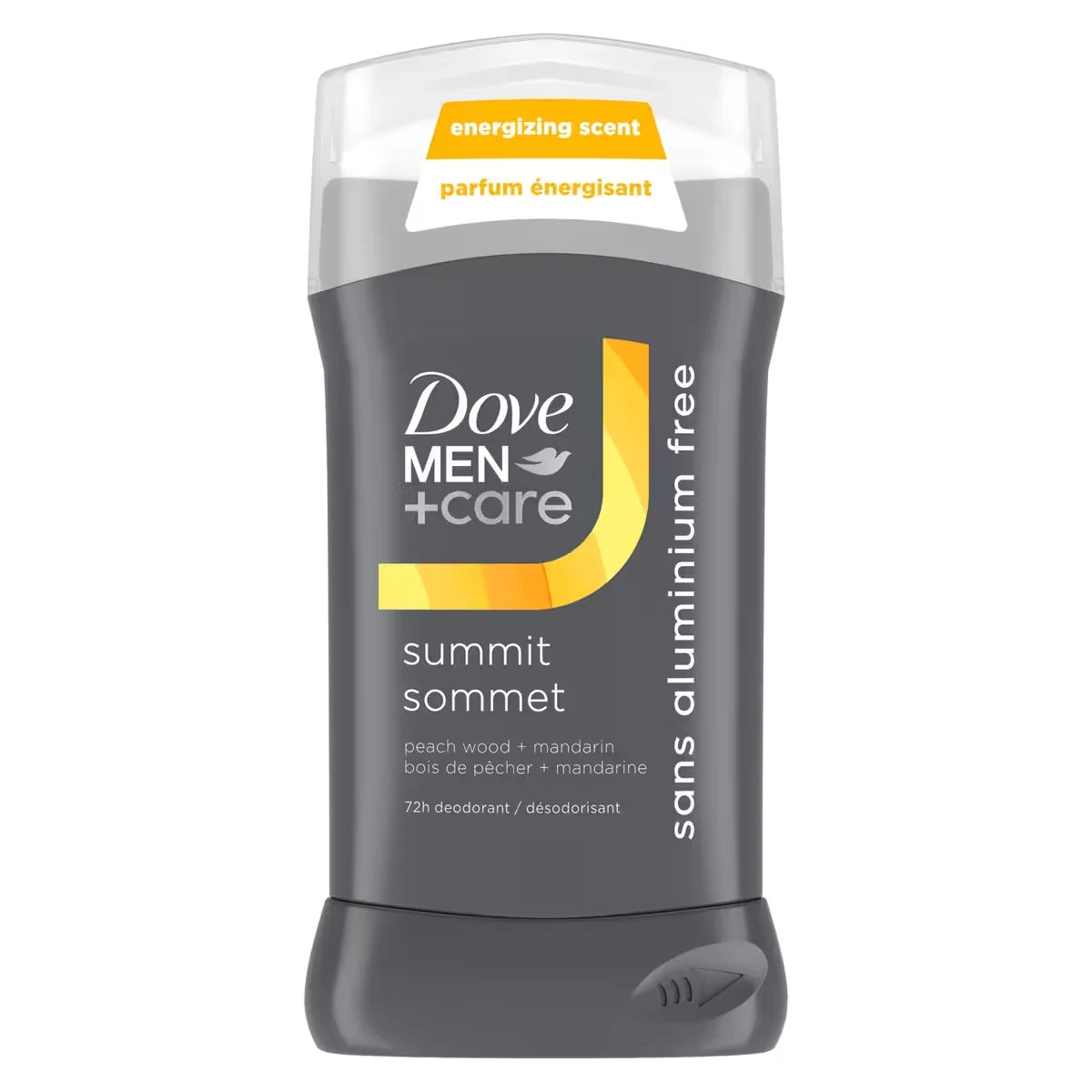 Men+Care Déodorant en bâton Summit Bois de pêcher + Mandarine