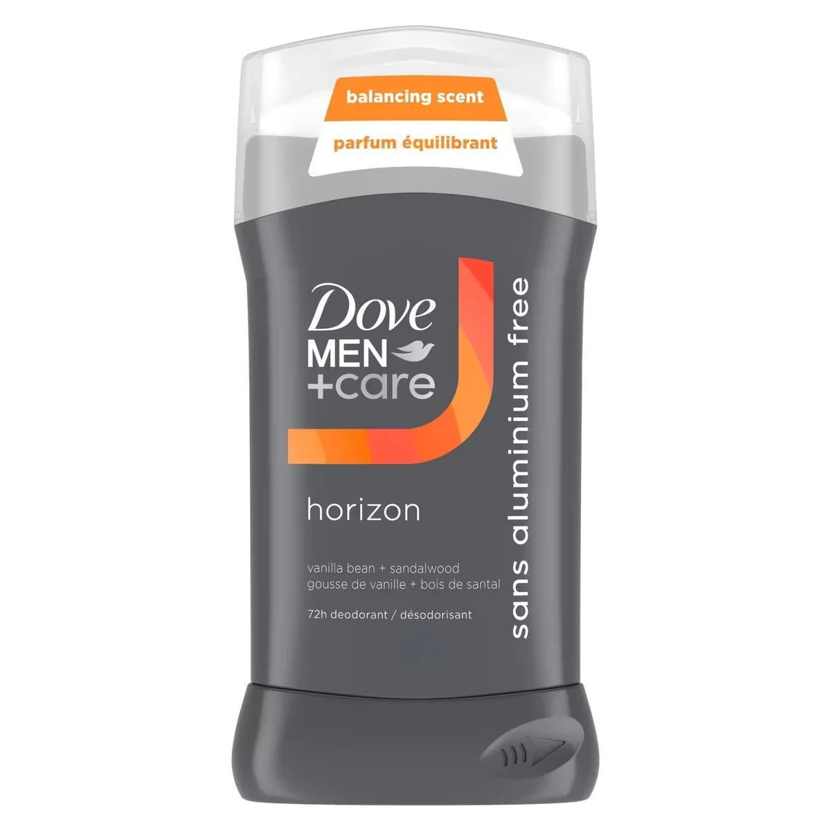Men+Care Déodorant en bâton Horizon Gousse de vanille + Bois de santal, 85 g