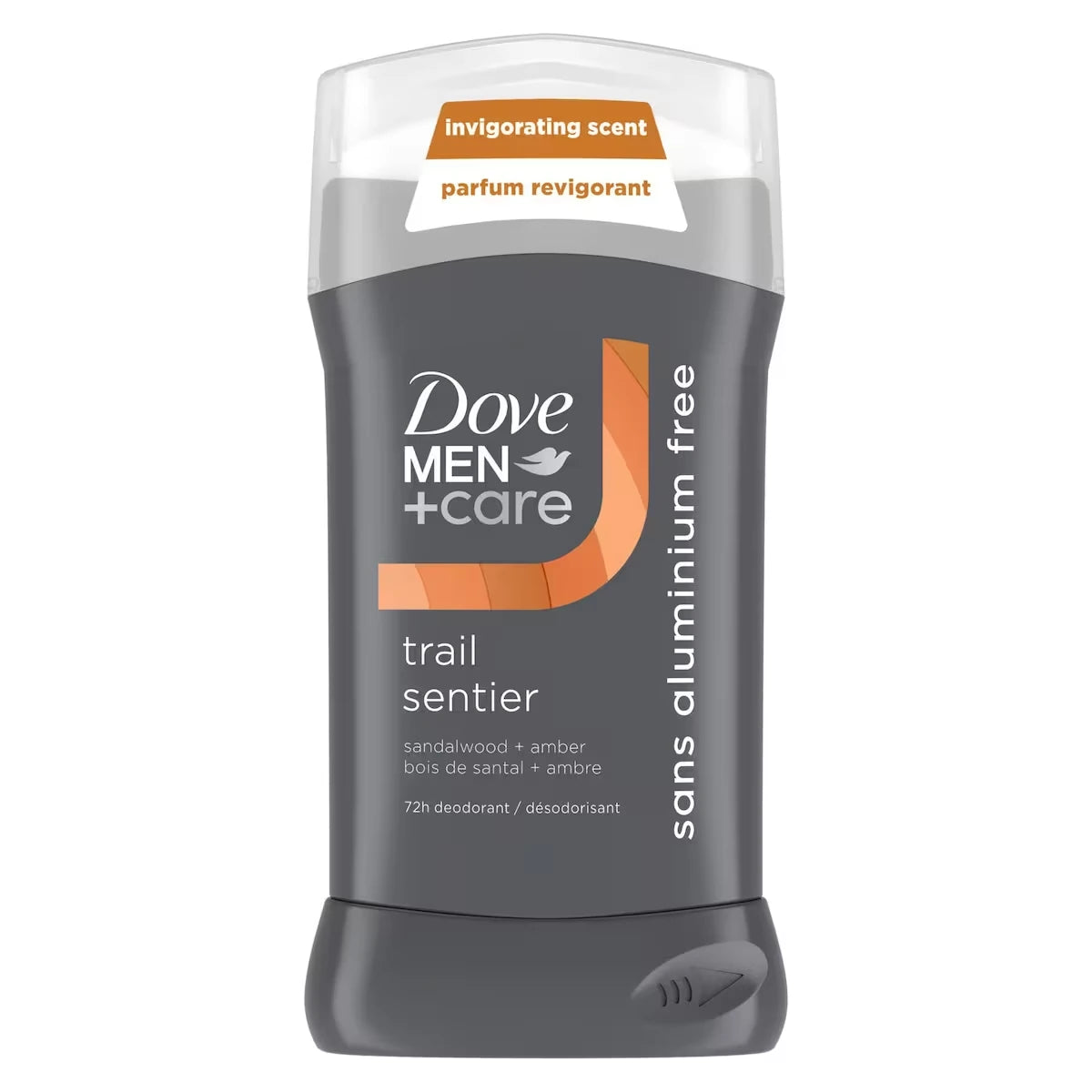 Men+Care Déodorant en bâton Trail Bois de santal + Ambre, 85 g