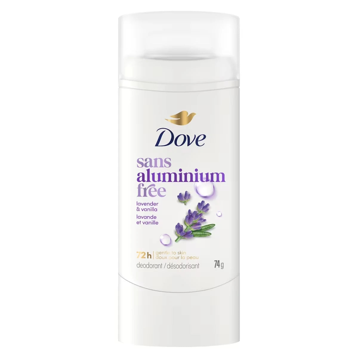 Désodorisant en vaporisateur  Lavande + vanille Sans Aluminum 74g