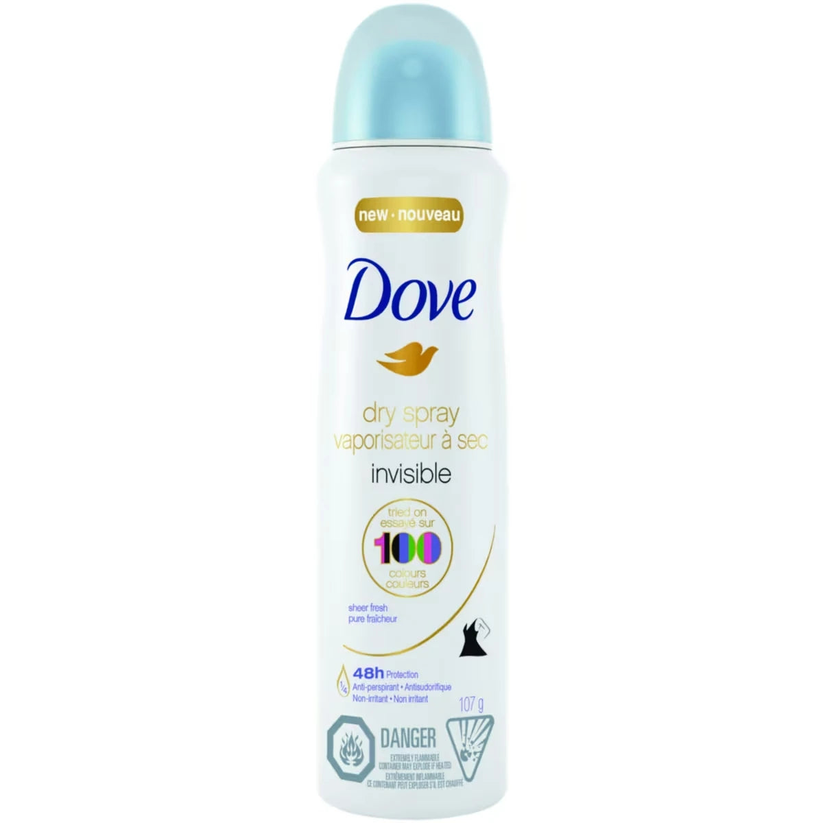 Soin Avancé Invisible Antisudorifique en Vaporisateur à Sec désodorisant pour femme Parfum Fraîcheur Pure avec technologie pro-céramides pour une peau douce et résistante