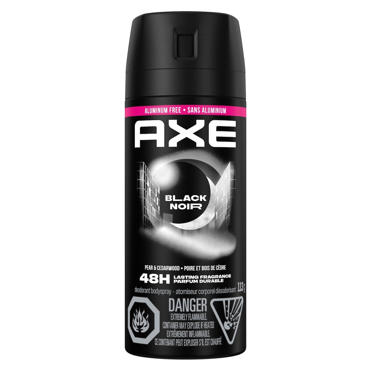 D�Odorant En Vaporisateur à Sec à Double Action Avec Protection Anti-Odeurs De Longue Dur�E Variant Poire Glac�E Noir Et Bois De C�Dre Pour Homme Frais Pendant 48 Heures Formule Sans Aluminium, 113 G