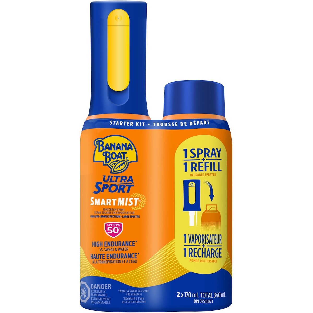 Trousse De D�Part D’éCran Solaire à Fps 50+ Ultra Sport Smartmistmc De md, 2 X 170 Ml