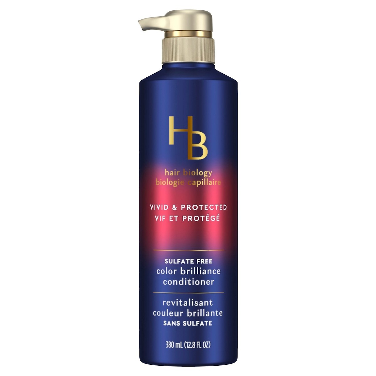 Revitalisant Biotin Color Brilliance sans sulfate avec biotine, prévient les dommages, pour cheveux rêches, gris, colorés
