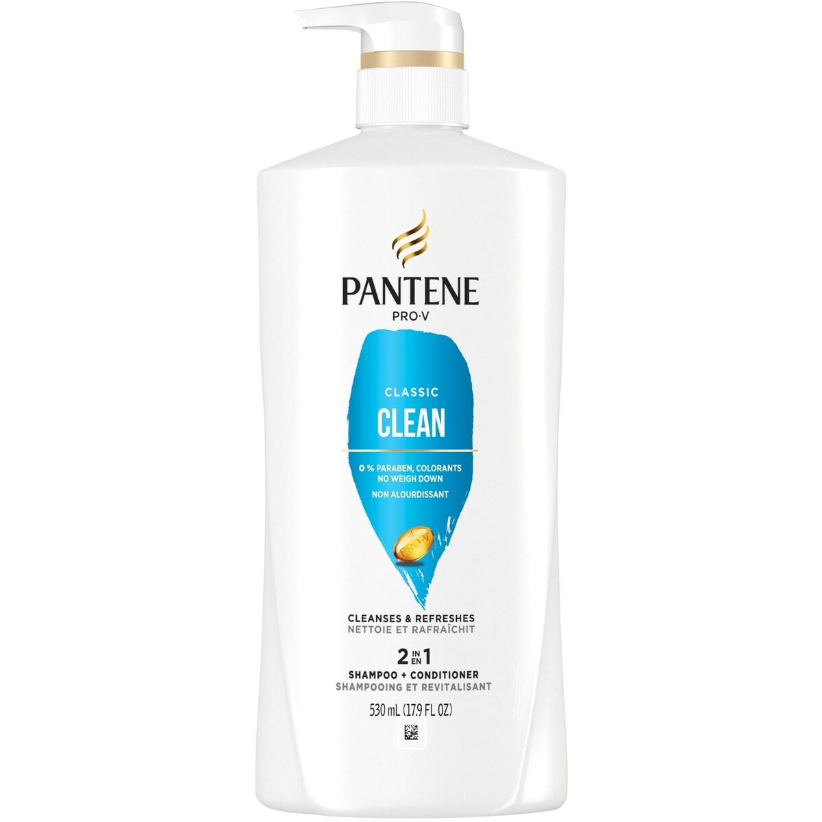 Shampooing et revitalisant 2 en 1 PRO-V Classic Clean