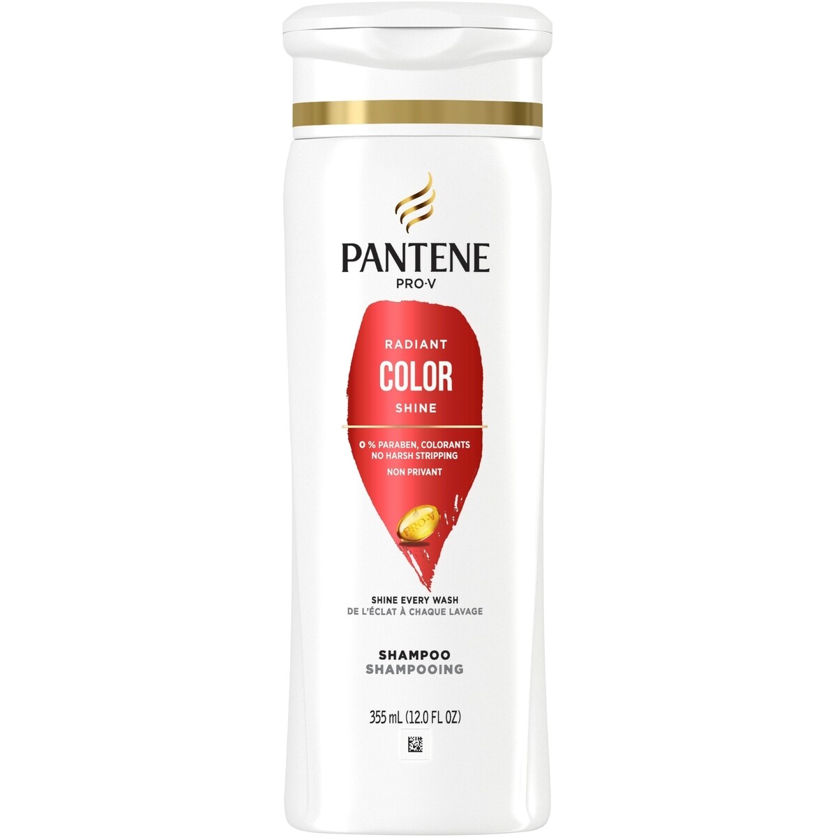 Shampooing PRO-V Radiant Color Shine, 12 oz/355 mL