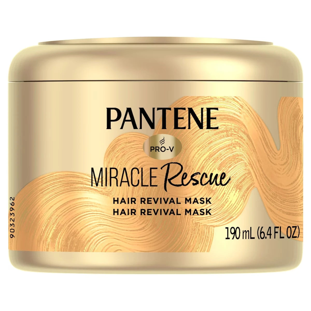 Masque capillaire Pantene, masque capillaire revitalisant en profondeur pour les cheveux endommagés et secs, Miracle Rescue