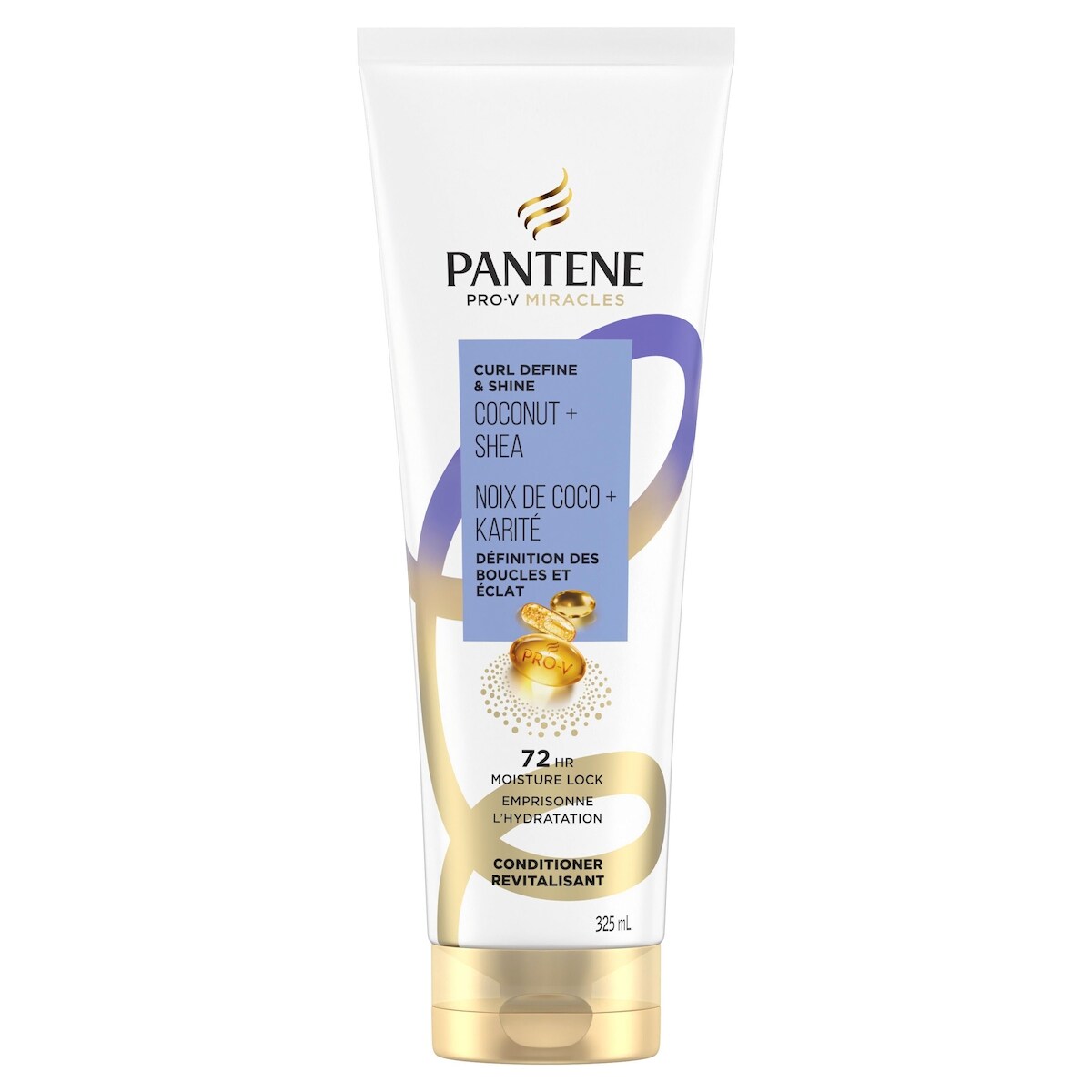 Revitalisant Pro-V Miracles Définition des boucles et éclat Noix de coco + karité 1Minute Miracle