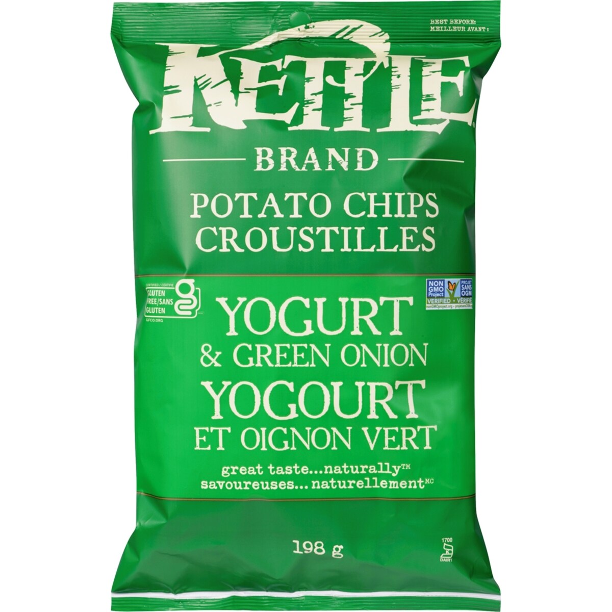 Croustilles yogourt et oignon vert