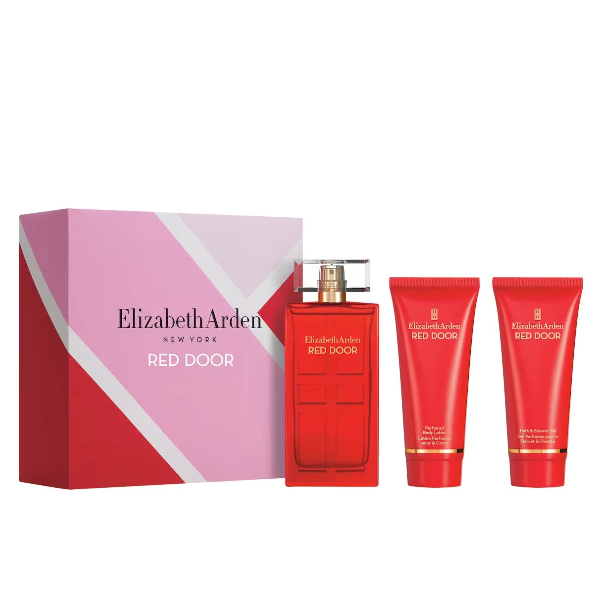 Ensemble-cadeau de 3 produits parfumés Red Door Eau de Toilette