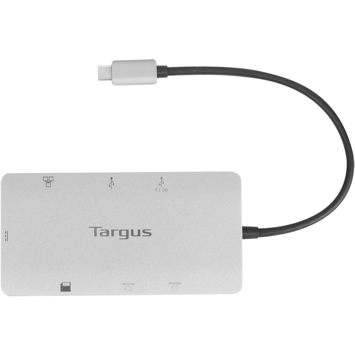 USB-C DisplayPort Alt Mode Double station d'accueil multiport HDMI 4K avec passe-système 100 W et lecteur de carte