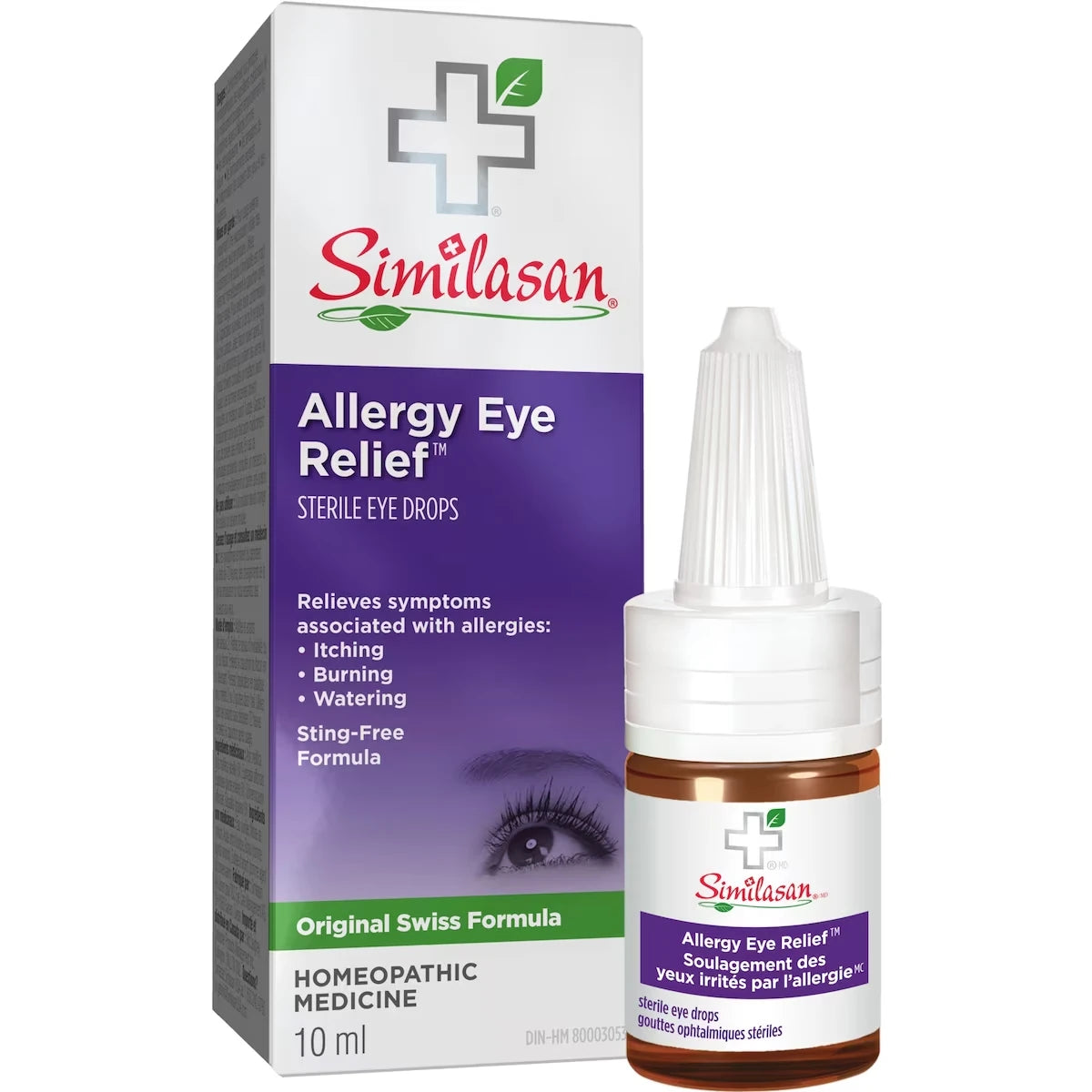Soulagement des yeux irrités par l’allergieMC