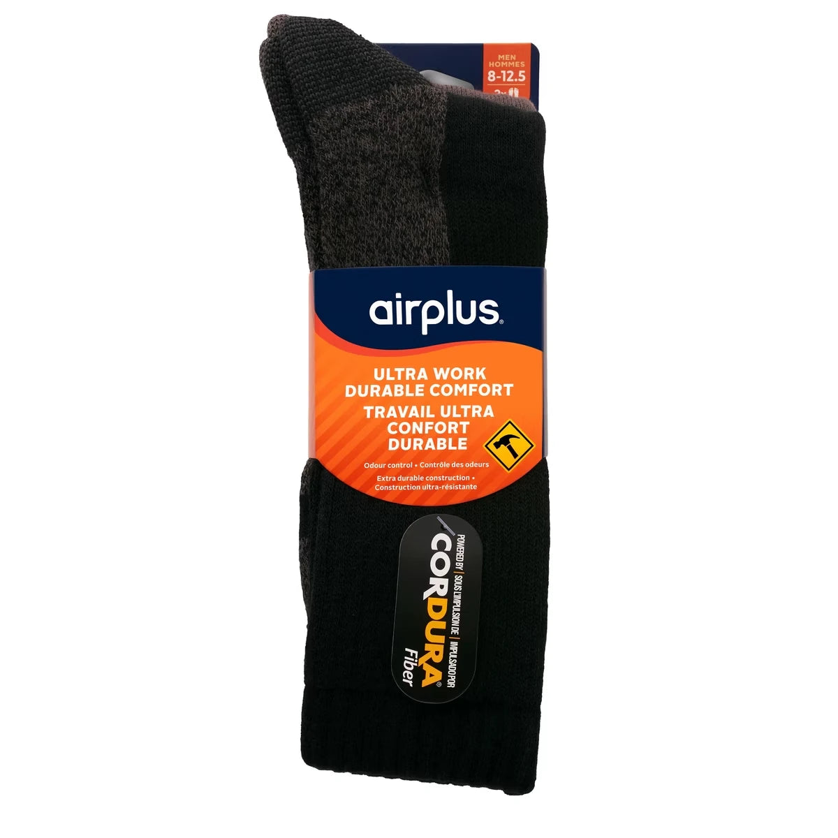 Chaussettes De Travail Ultra Confort Durable Avec Fibre Cordura®, Homme, 2 Paires, Pointures 8 À 12,5