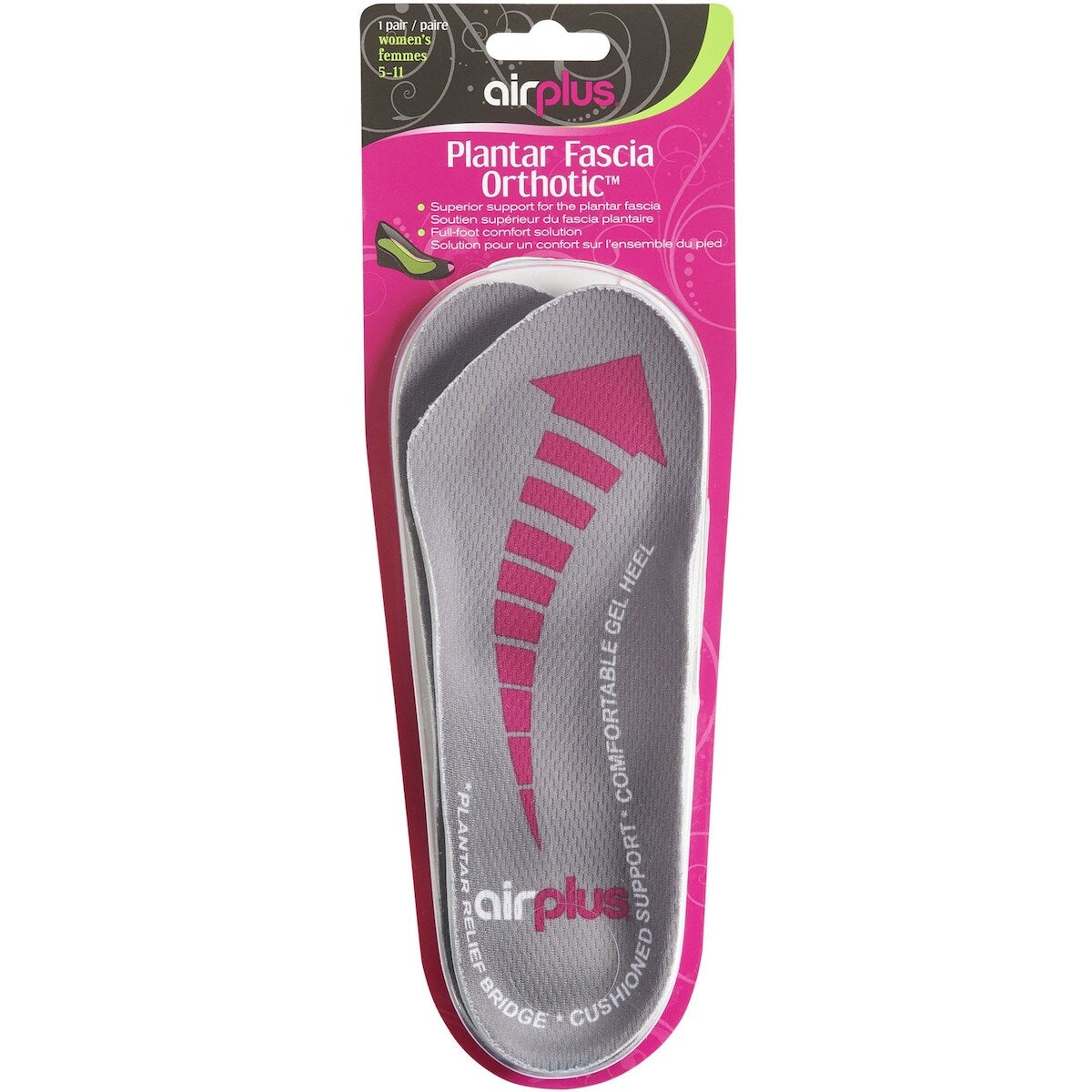 Semelles Pour Fascia Plantaire Pour Femme, Pointures 5 À 11