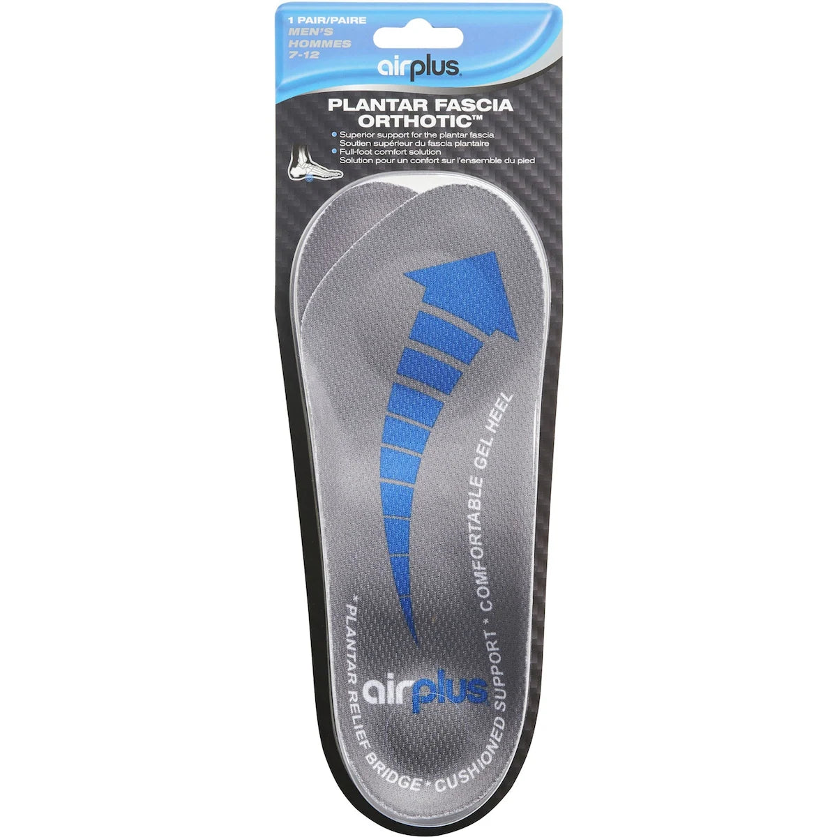 Semelles Pour Fascia Plantaire Pour Homme, Pointures 7 À 12