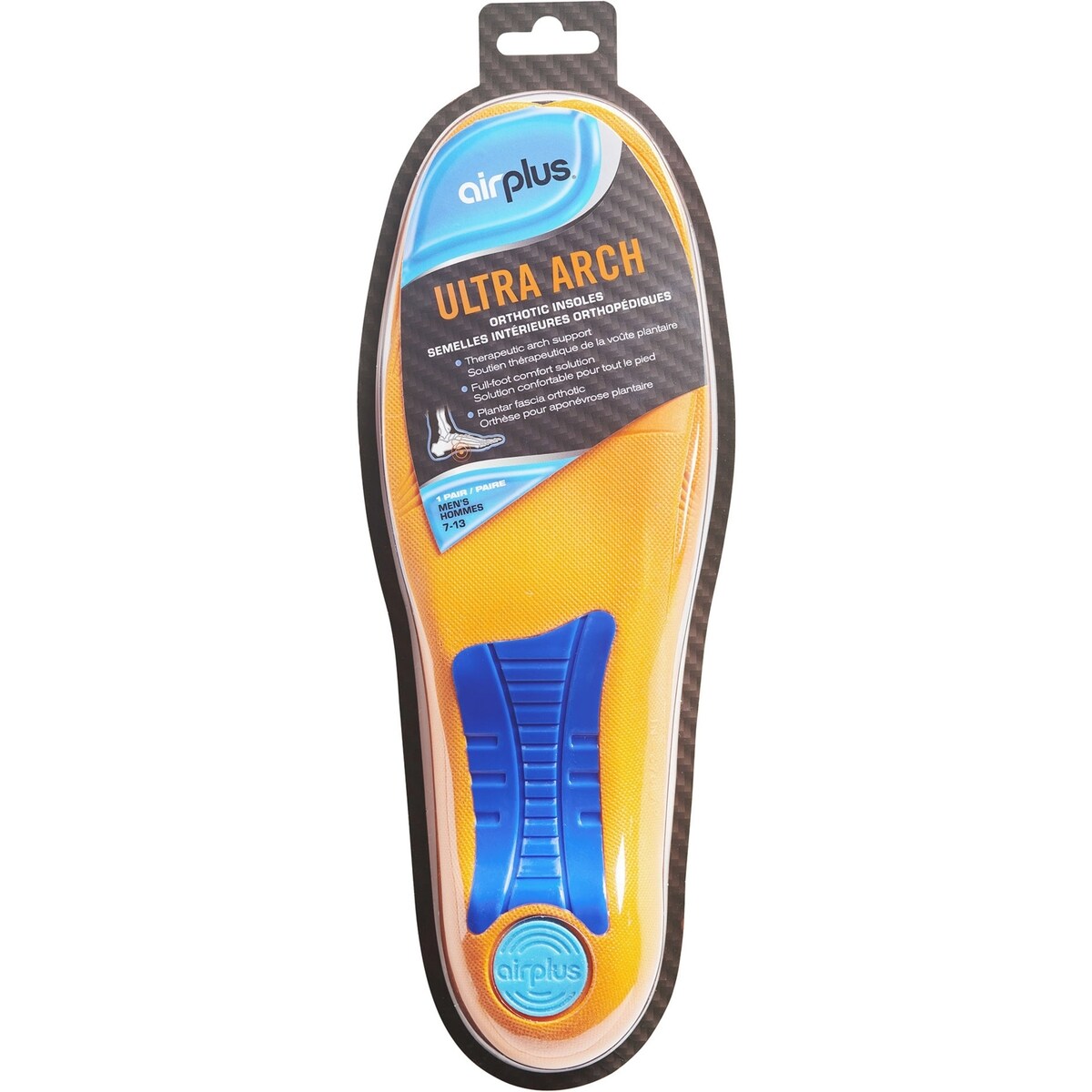 Semelles Ultra Arch Pour Homme, Pointures 7 À 13